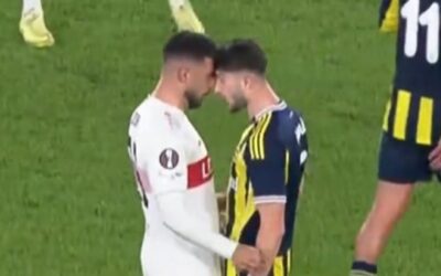 Fenerbahçe-Stuttgart maçında saha karıştı