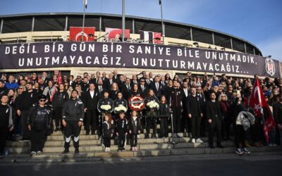 Beşiktaş Kulübü, Atatürk'ü Dolmabahçe'de andı