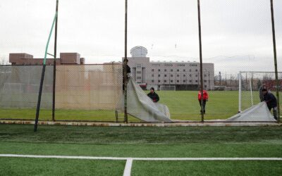 Beştepe İlhan Cavcav Tesisleri'nde brandalar kaldırıldı