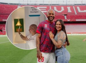 Eski Galatasaraylı Marcao’nun eşinden sevindiren haber!