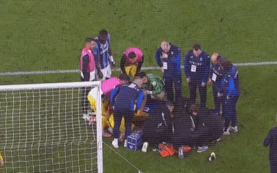 Trabzonspor maçında şok sakatlık! Yürekler ağza geldi