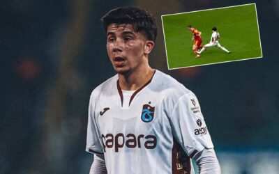 7 dakikada kırmızı kart gördü! Trabzonspor'da tarihe geçti