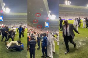 Katar'da olaylı maç! Taraftar çılgına döndü