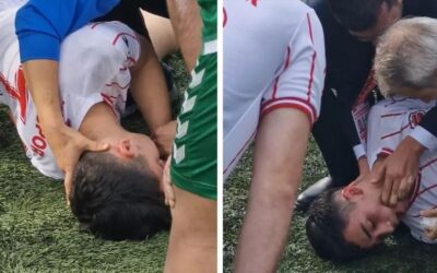 Sahada korku dolu anlar! Bilincini kaybetti…