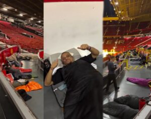 Dünya devi stadını evsizlere açtı!